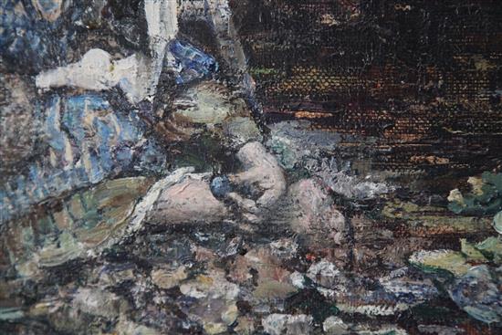 Edward Atkinson Hornel (1864-1933) Waterlilies, 30 x 40in.
